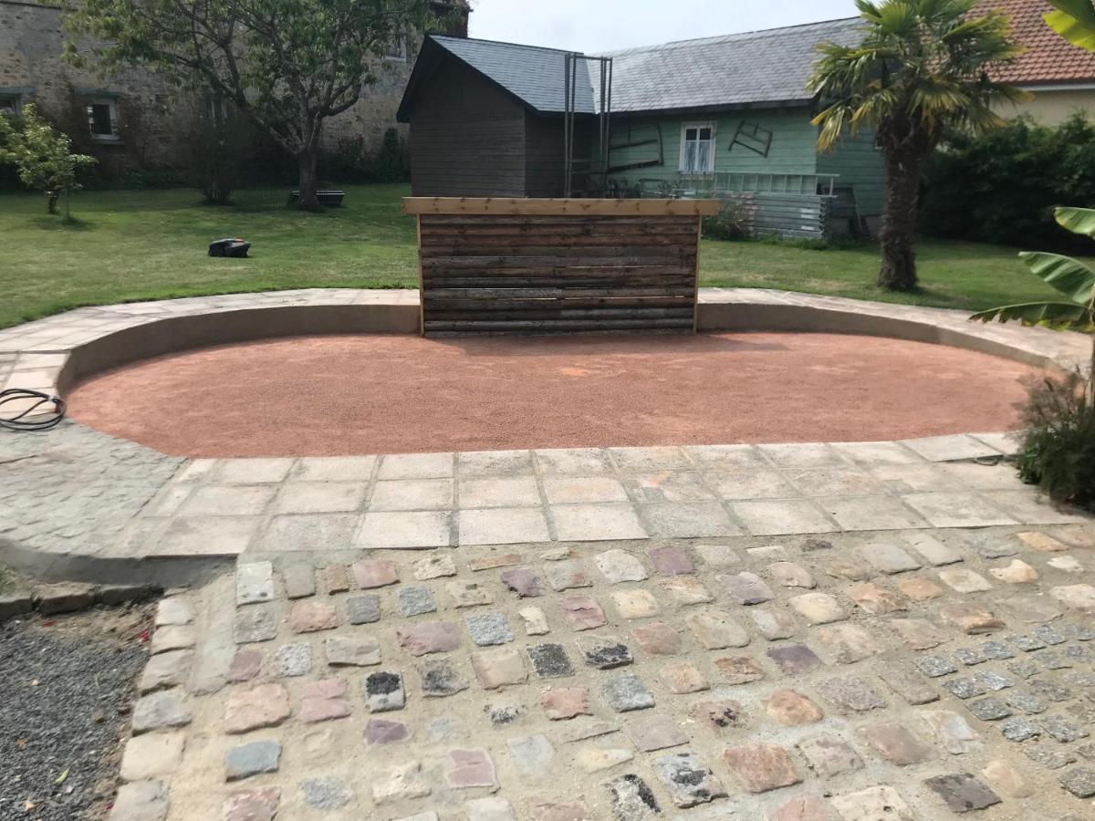Disponible Pour Le Grand Week-End Du 8 Mai, Grande Maison Pour 12-15 Personnes Avec Jardin, Petanque, Baby Foot, Cheminee Et Barbecue Ganzeville Exterior foto