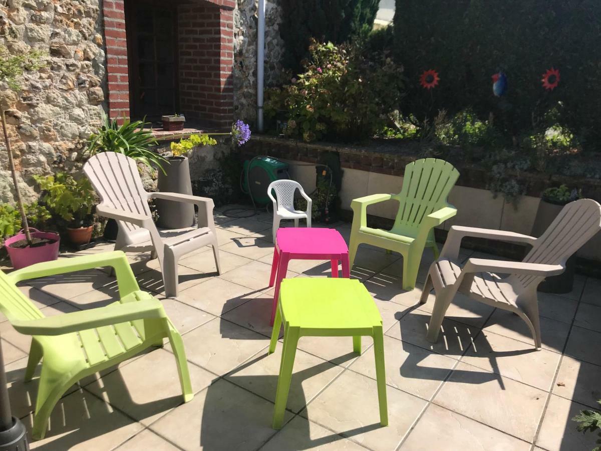 Disponible Pour Le Grand Week-End Du 8 Mai, Grande Maison Pour 12-15 Personnes Avec Jardin, Petanque, Baby Foot, Cheminee Et Barbecue Ganzeville Exterior foto